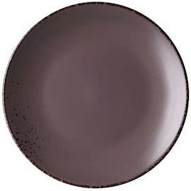 თეფში Ardesto AR2926GMC Dinner Plate Lucca, 26 cm, Ceramics Grey Brown